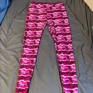 Lularoe pink patterned leggings